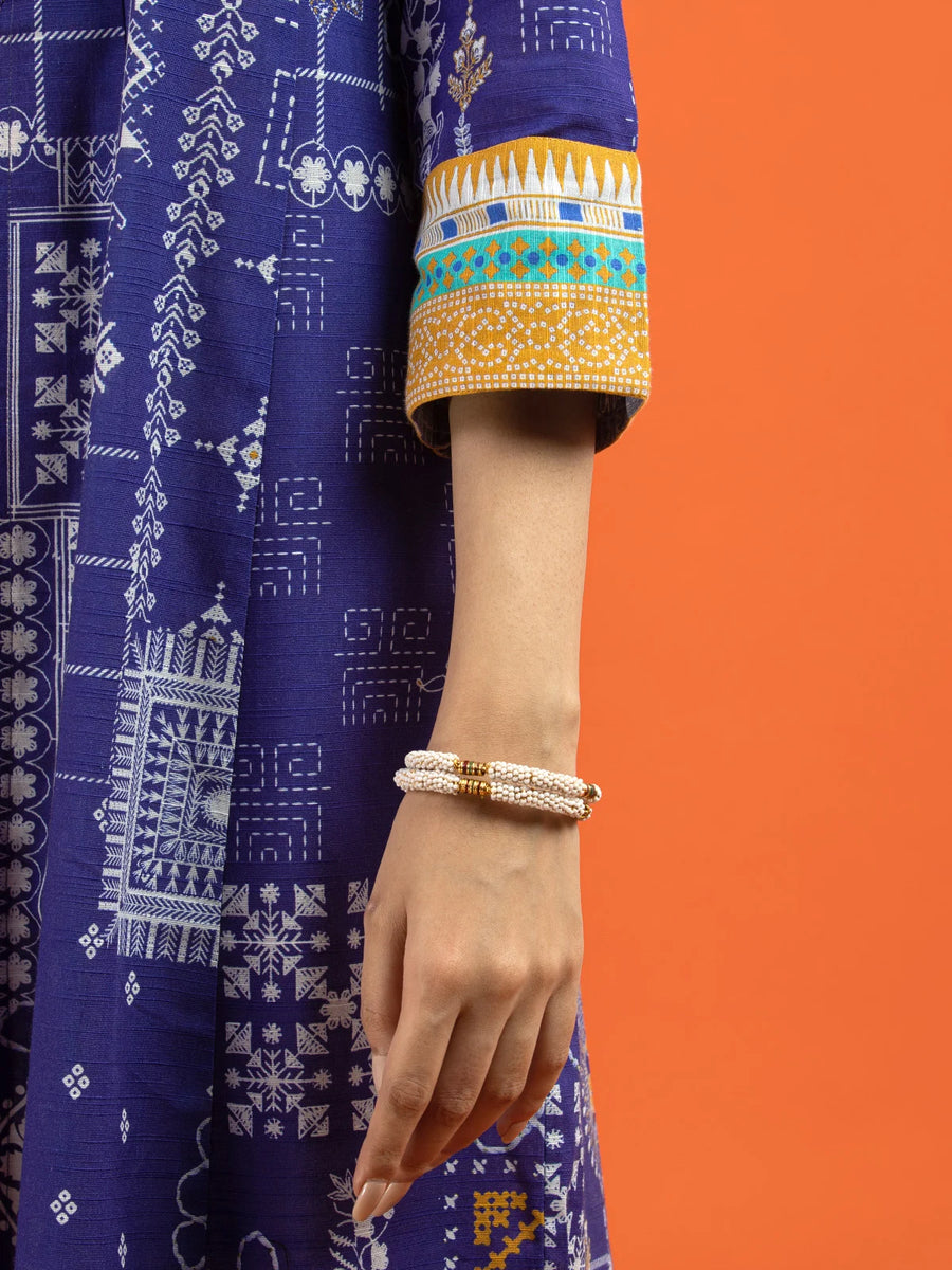 edenrobe Allure Printed Khaddar Unstitched 2Pc Suit EWU22A3-24551