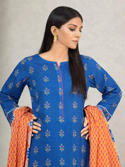 edenrobe Allure Printed Khaddar Unstitched 2Pc Suit EWU22A3-24560
