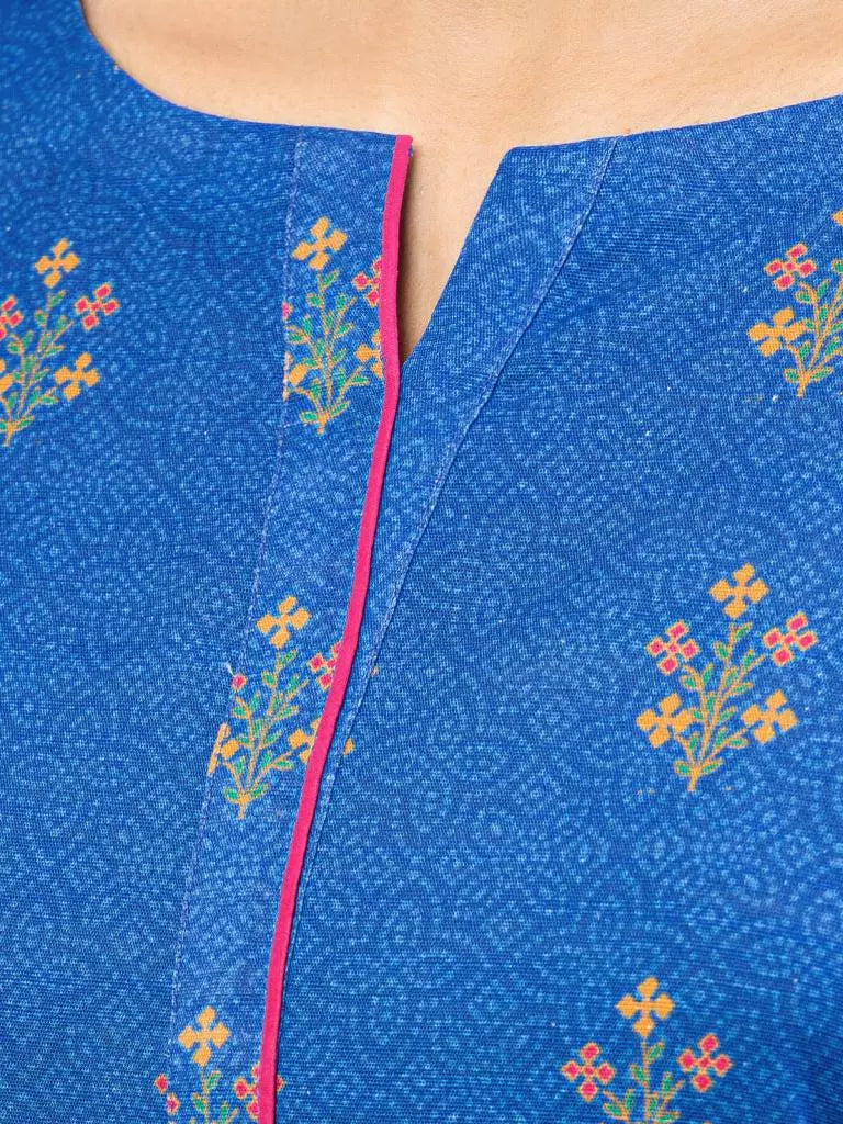 edenrobe Allure Printed Khaddar Unstitched 2Pc Suit EWU22A3-24560