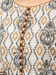 edenrobe Allure Printed Khaddar Unstitched 2Pc Suit EWU22A3-24566