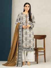 edenrobe Allure Printed Khaddar Unstitched 2Pc Suit EWU22A3-24566