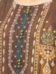 edenrobe Allure Viscose Unstitched Printed 3Pc Suit EWU22A4-24001