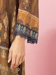 edenrobe Allure Viscose Unstitched Printed 3Pc Suit EWU22A4-24001