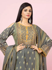 edenrobe Allure Viscose Unstitched Printed 3Pc Suit EWU22A4-24009