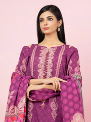 edenrobe Allure Viscose Unstitched Printed 3Pc Suit EWU22A4-24012