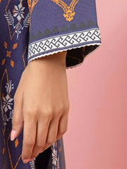 edenrobe Allure Viscose Unstitched Printed 3Pc Suit EWU22A4-24014