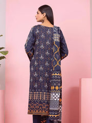 edenrobe Allure Viscose Unstitched Printed 3Pc Suit EWU22A4-24014