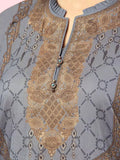 edenrobe Allure Viscose Unstitched Printed 3Pc Suit EWU22A4-24015