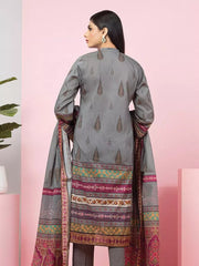edenrobe Allure Viscose Unstitched Printed 3Pc Suit EWU22A4-24015