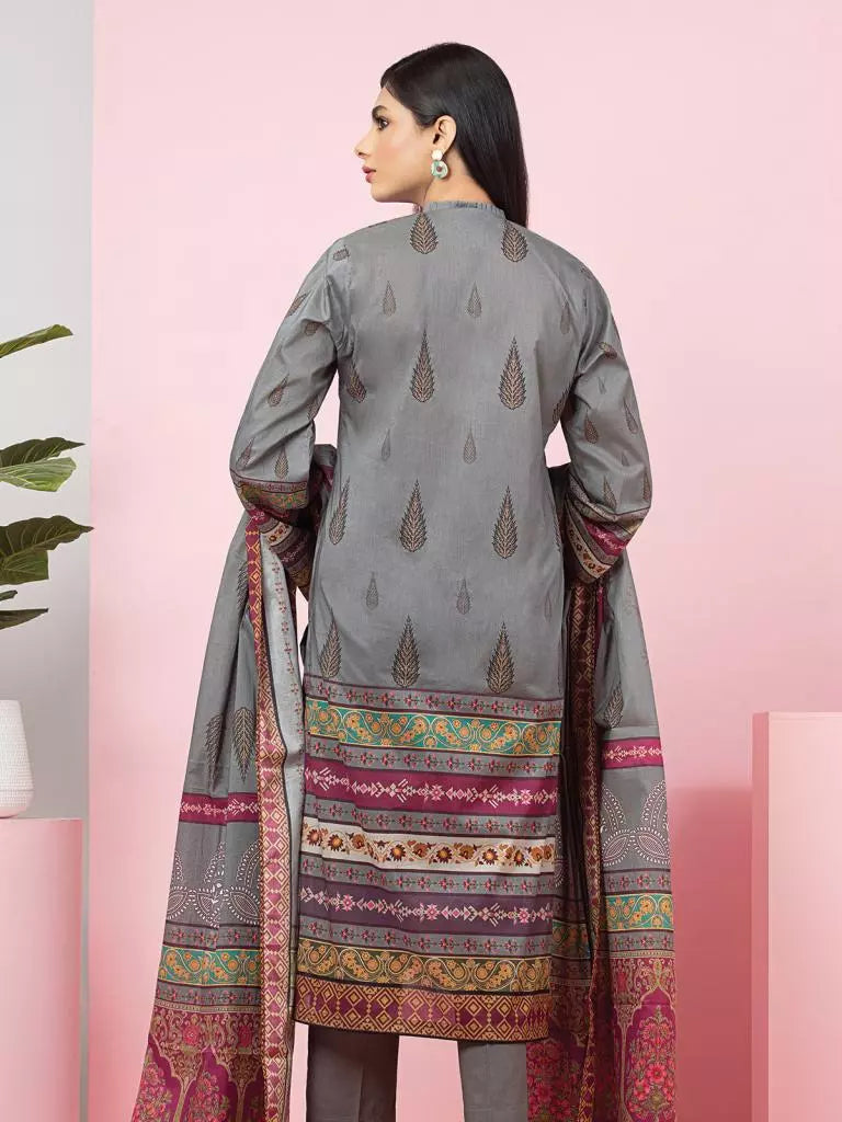 edenrobe Allure Viscose Unstitched Printed 3Pc Suit EWU22A4-24015