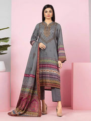 edenrobe Allure Viscose Unstitched Printed 3Pc Suit EWU22A4-24015