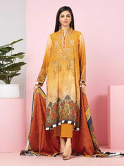 edenrobe Allure Viscose Unstitched Printed 3Pc Suit EWU22A4-24018