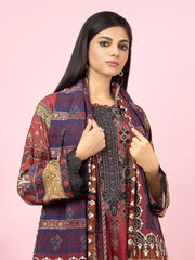 edenrobe Allure Viscose Unstitched Printed 3Pc Suit EWU22A4-24022