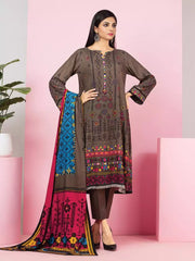 edenrobe Allure Viscose Unstitched Printed 3Pc Suit EWU22A4-24025