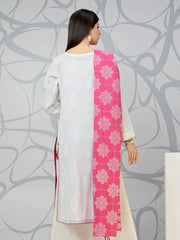 edenrobe Premium Unstitched Embroidered Lawn 3Pc EWU22V1-23589