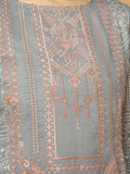 edenrobe Nayab Embroidered Lawn Shirt EWU22V1-23609