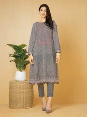 edenrobe Nayab Embroidered Lawn Shirt EWU22V1-23609