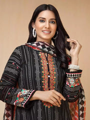 edenrobe Premium Embroidered Lawn Unstitched 3Pc EWU22V1-23626