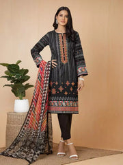 edenrobe Premium Embroidered Lawn Unstitched 3Pc EWU22V1-23626