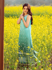 edenrobe Khayal Lawn EWU22V1-23640 - Sea Green - 1 Piece
