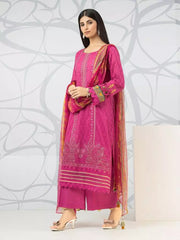 edenrobe Premium Embroidered Lawn Unstitched 3Pc EWU22V1-23671