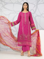 edenrobe Premium Embroidered Lawn Unstitched 3Pc EWU22V1-23671