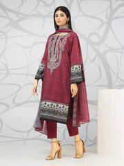 edenrobe Premium Embroidered Lawn Unstitched 3Pc EWU22V1-23672