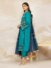 edenrobe Premium Embroidered Lawn Unstitched 3Pc EWU22V1-23686