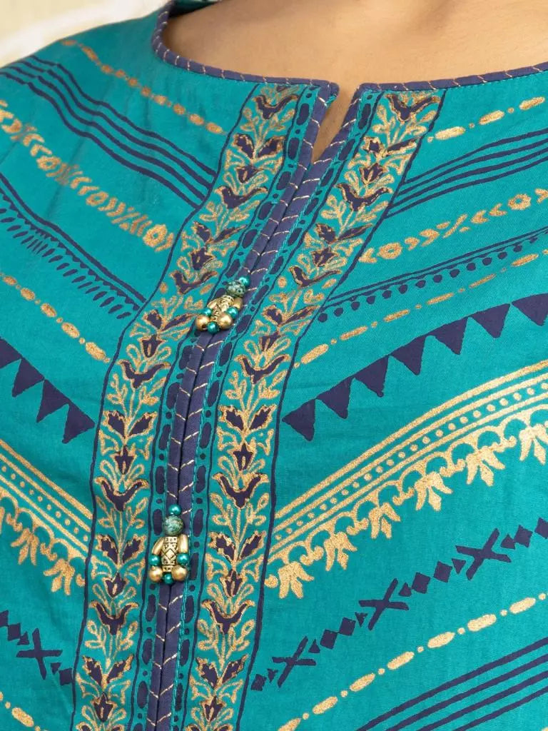edenrobe Premium Embroidered Lawn Unstitched 3Pc EWU22V1-23686