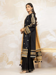 edenrobe Nayab Embroidered Lawn 3Pc Suit EWU22V1-23688