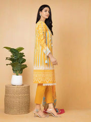 edenrobe Premium Embroidered Lawn Unstitched 3Pc EWU22V1-23707