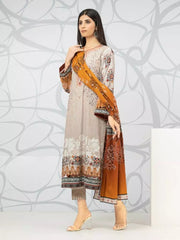 edenrobe Premium Embroidered Lawn Unstitched 3Pc EWU22V1-23708