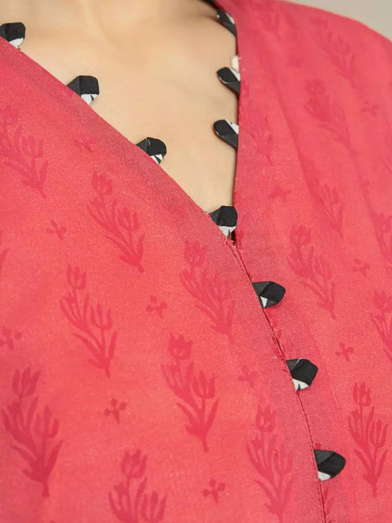 edenrobe Premium Embroidered Lawn Unstitched 3Pc EWU22V1-23709