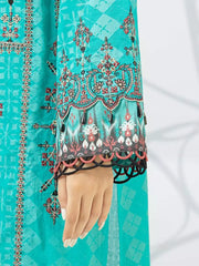 edenrobe Premium Embroidered Lawn Unstitched 3Pc EWU22V1-23756