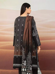 edenrobe Allure Embroidered Khaddar Unstitched 3Pc Suit EWU22V11-25025