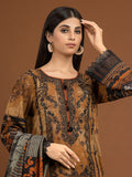 edenrobe Premium Embroidered Unstitched Khaddar 3Pc EWU22V11-25027