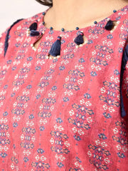 edenrobe Premium Embroidered Unstitched Khaddar 2Pc EWU22V11-25031