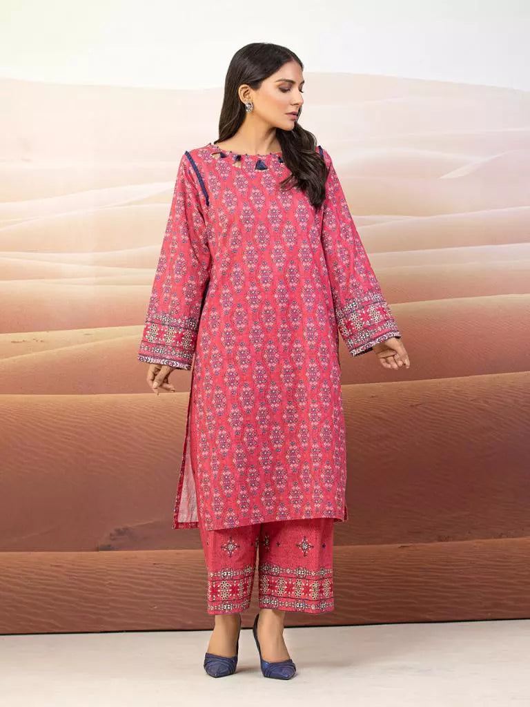 edenrobe Premium Embroidered Unstitched Khaddar 2Pc EWU22V11-25031