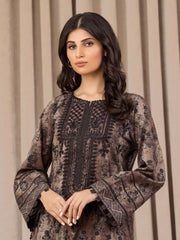 edenrobe Premium Embroidered Unstitched Khaddar 2Pc EWU22V11-25033