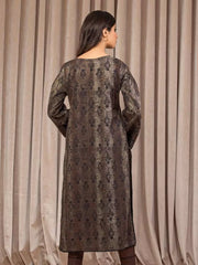 edenrobe Premium Embroidered Unstitched Khaddar 2Pc EWU22V11-25033
