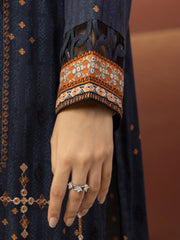edenrobe Premium Embroidered Unstitched Khaddar 3Pc EWU22V11-25110