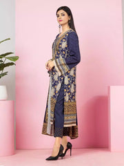 edenrobe Allure Viscose Unstitched Printed 3Pc Suit EWU22V13-24002