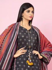 edenrobe Allure Viscose Unstitched Printed 3Pc Suit EWU22V13-24003