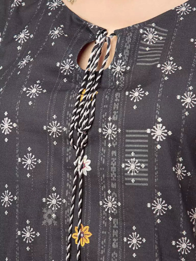 edenrobe Allure Viscose Unstitched Printed 3Pc Suit EWU22V13-24003