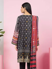 edenrobe Allure Viscose Unstitched Printed 3Pc Suit EWU22V13-24003