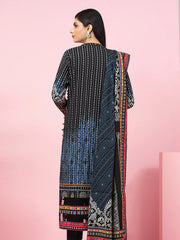 edenrobe Allure Viscose Unstitched Printed 3Pc Suit EWU22V13-24017