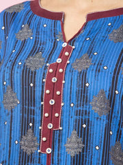 edenrobe Allure Viscose Unstitched Printed 3Pc Suit EWU22V13-24020