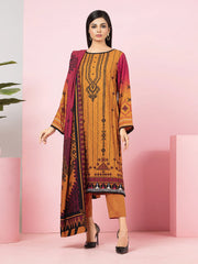edenrobe Allure Viscose Unstitched Printed 3Pc Suit EWU22V13-24027