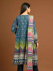 edenrobe Premium Embroidered Unstitched Viscose 3Pc EWU22V13-24033