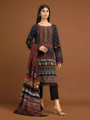 edenrobe Premium Embroidered Unstitched Viscose 3Pc EWU22V13-24048